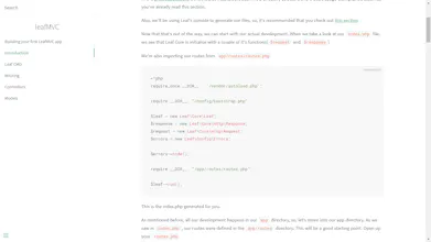 Leaf PHP MVC Framework gallery image