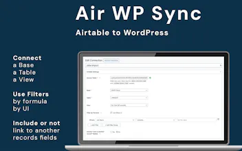 Air WP Sync - Airtable to WordPress gallery image