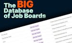 The Big Database of Job Boards image
