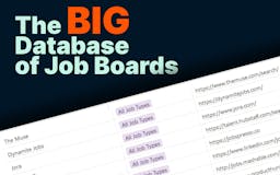The Big Database of Job Boards media 1
