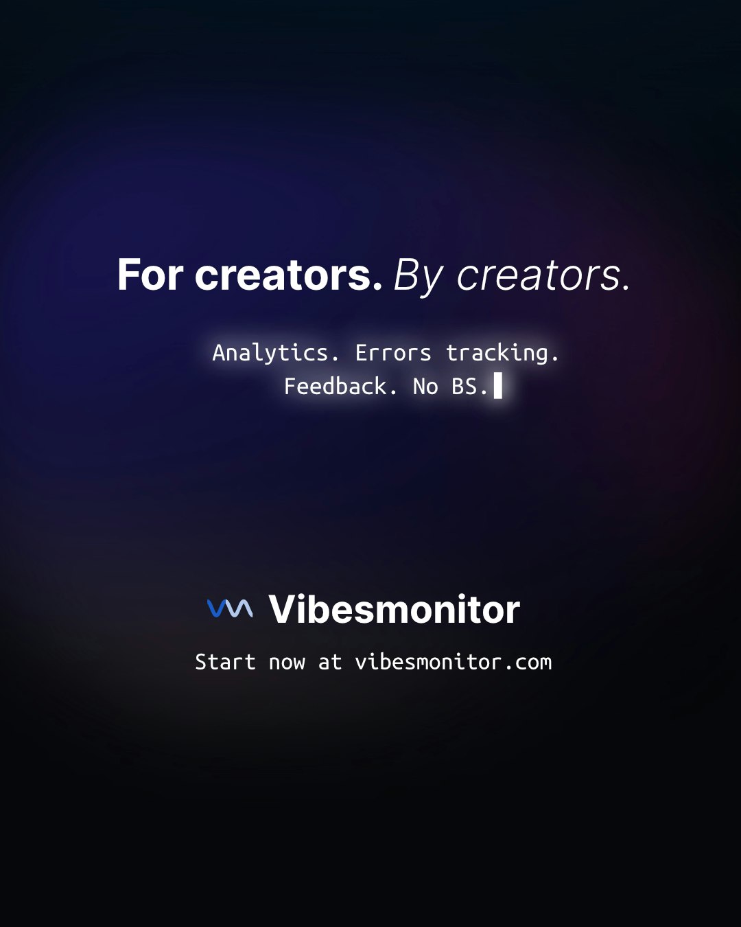 Média Vibesmonitor - Build faster with insights, error-tracking and feedback 4