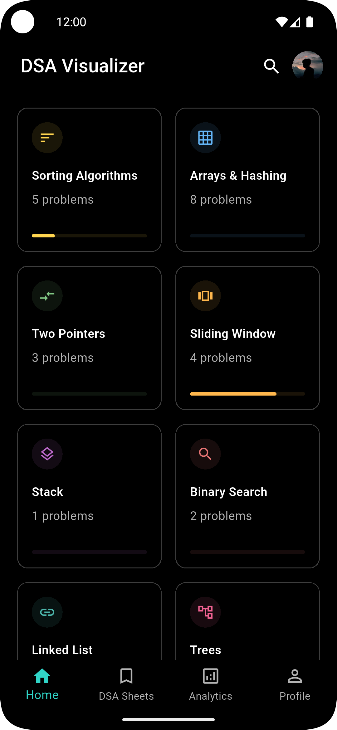 DSA Visualizer - Screenshot 2 showing product features and functionality