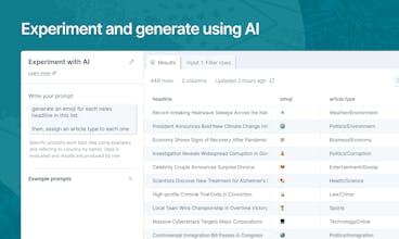 AI-powered Parabola steps gallery image