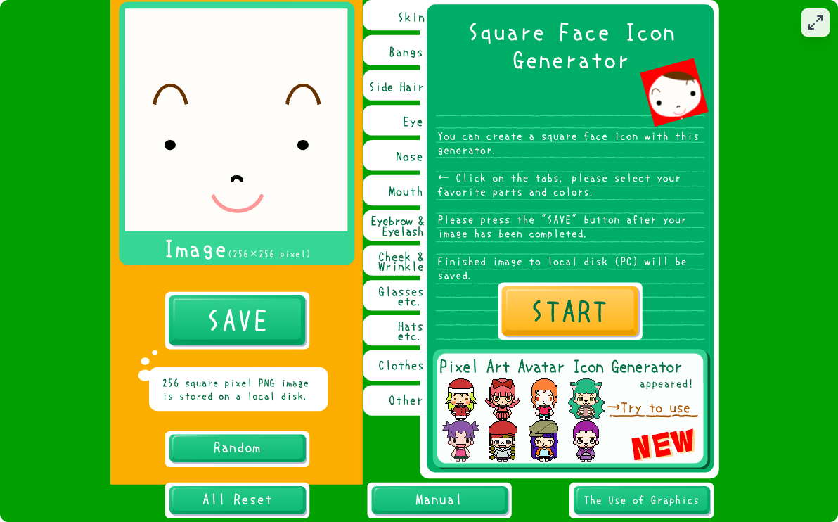 Square Face Generator gallery image