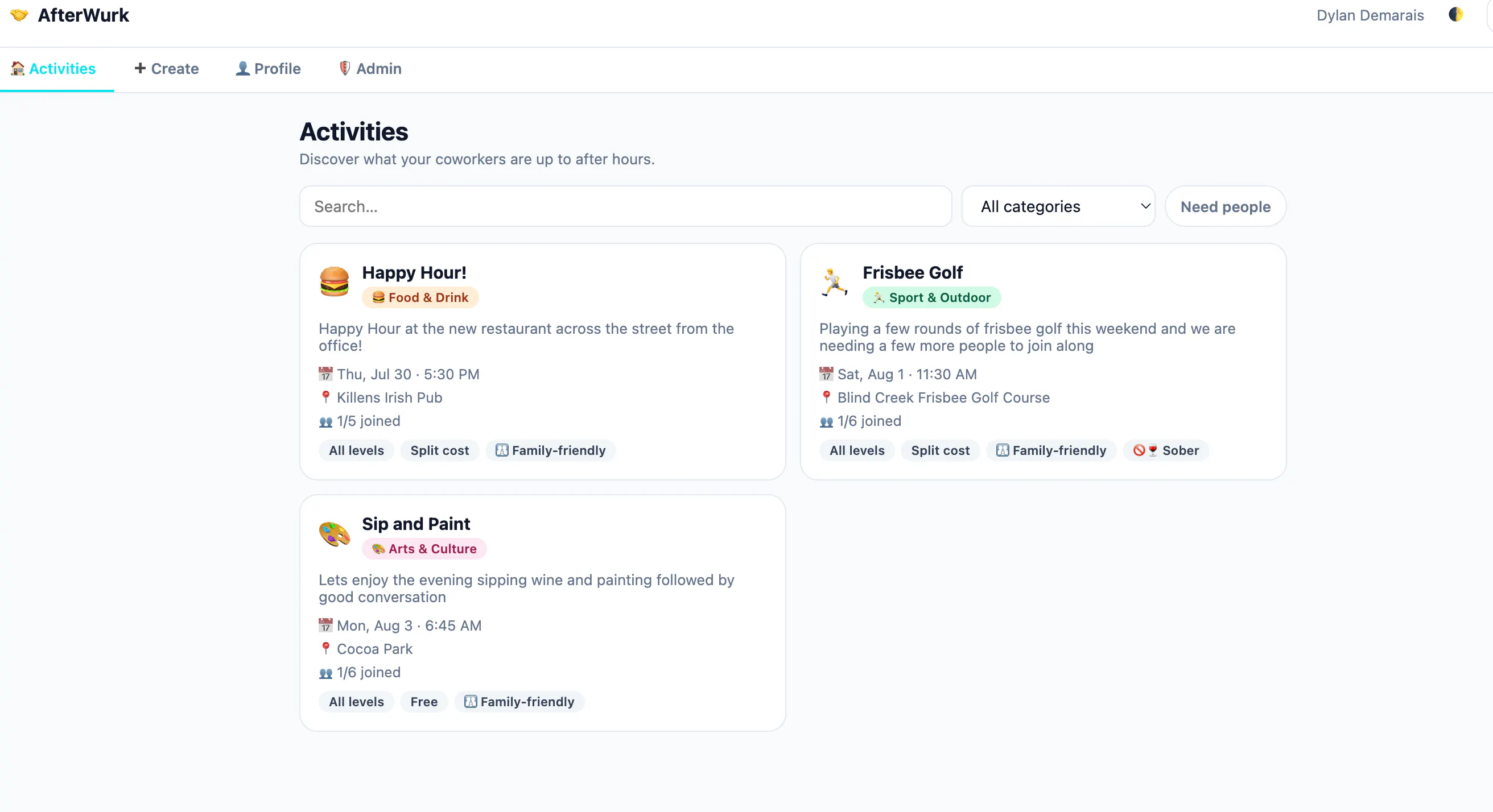AfterWurk — Employee Bonding, Reimagined gallery image