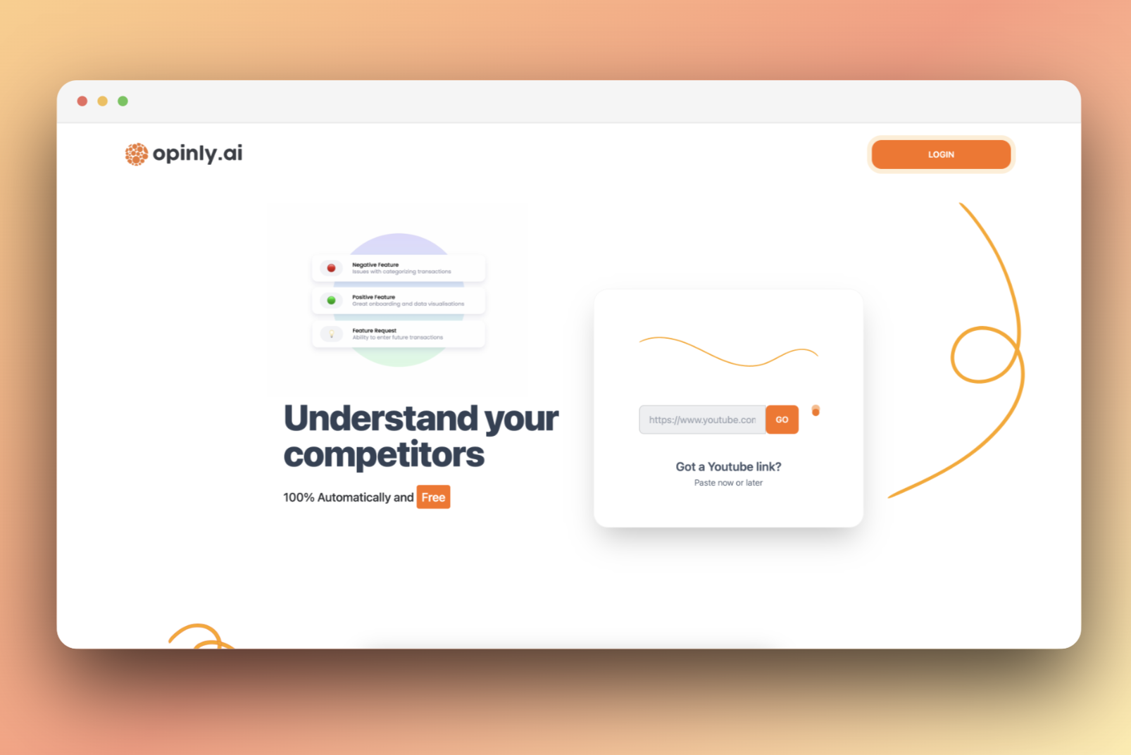 startuptile Opinly.ai-One-click competitor research