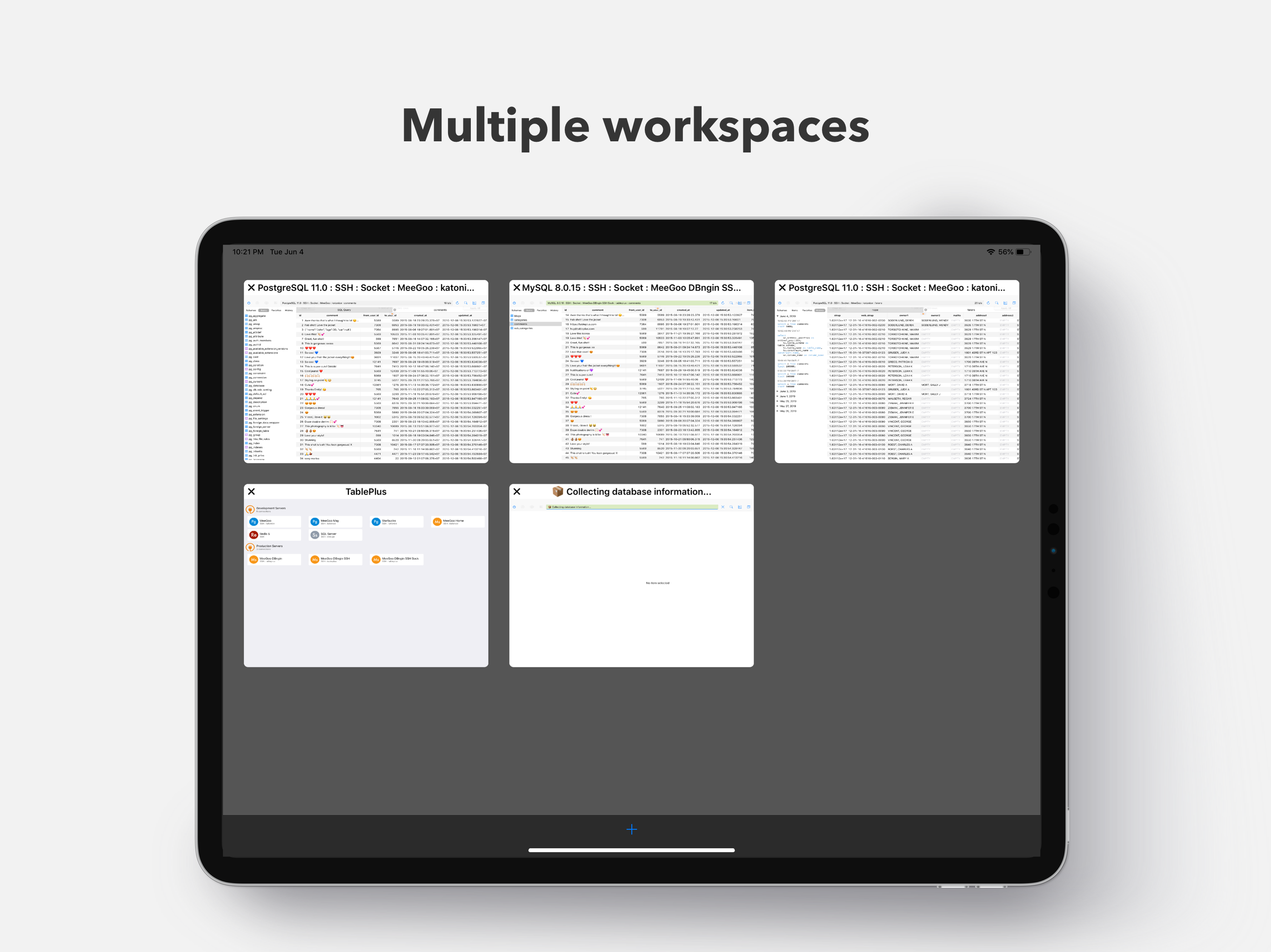 TablePlus iOS gallery image