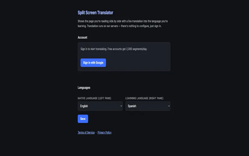 Split Screen Translator screenshot 4