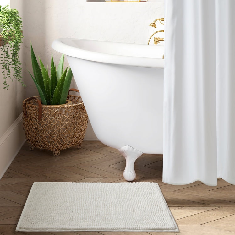 Non Slip Bath Mat Soft Chenille gallery image