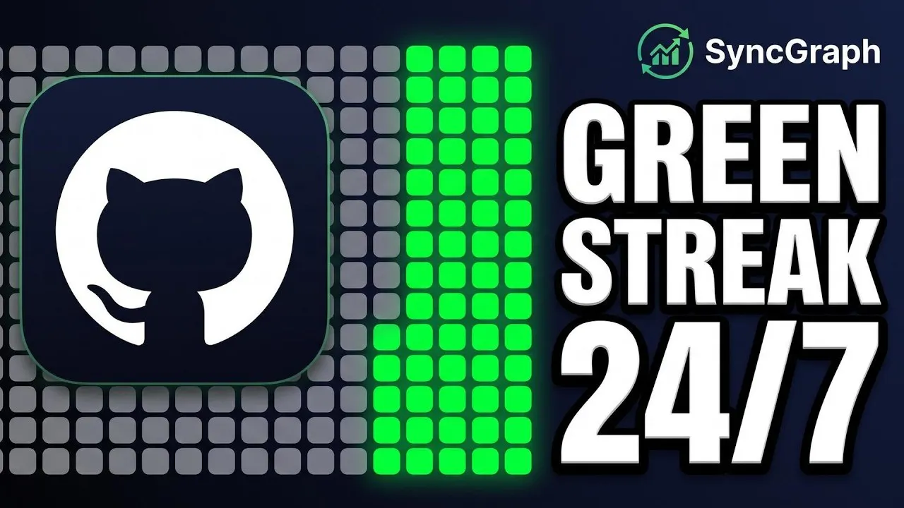 Sync Graph — Automate Your GitHub Streak gallery image