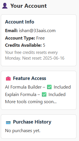 AI Formula Builder media 2