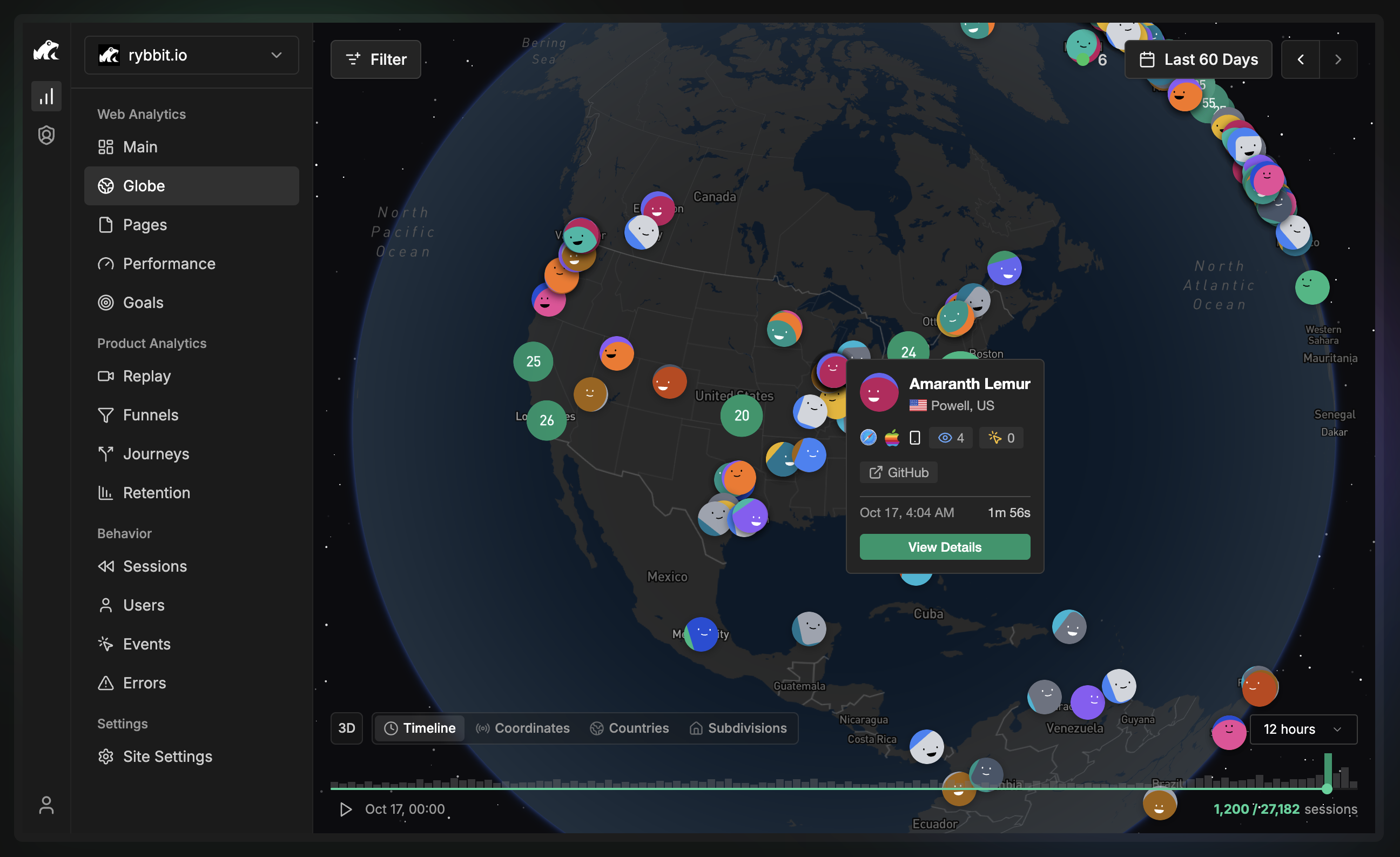 Rybbit gallery image