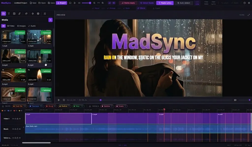 MadSync - Music Video Editor logo