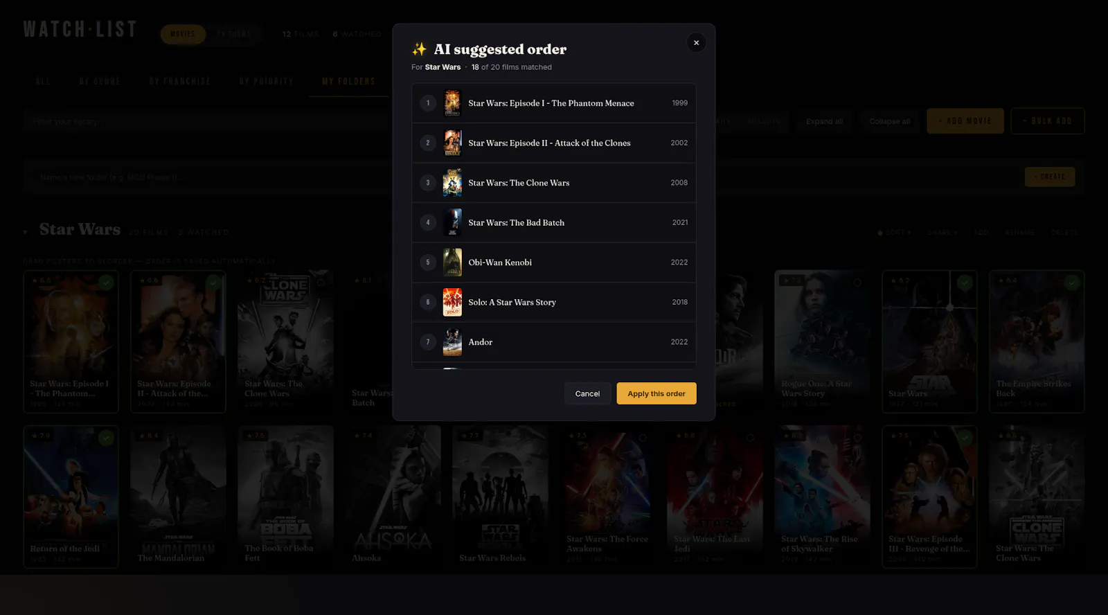 WATCH·LIST screenshot 7