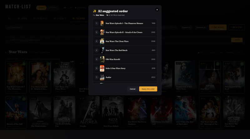 WATCH·LIST screenshot 7