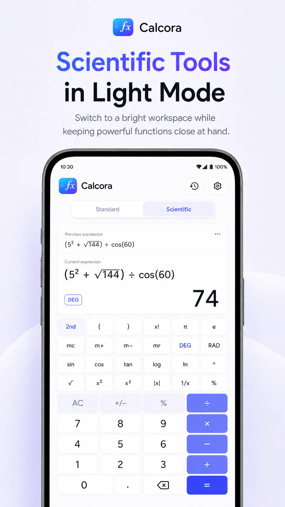 Scientific Calculator :Calcora gallery image