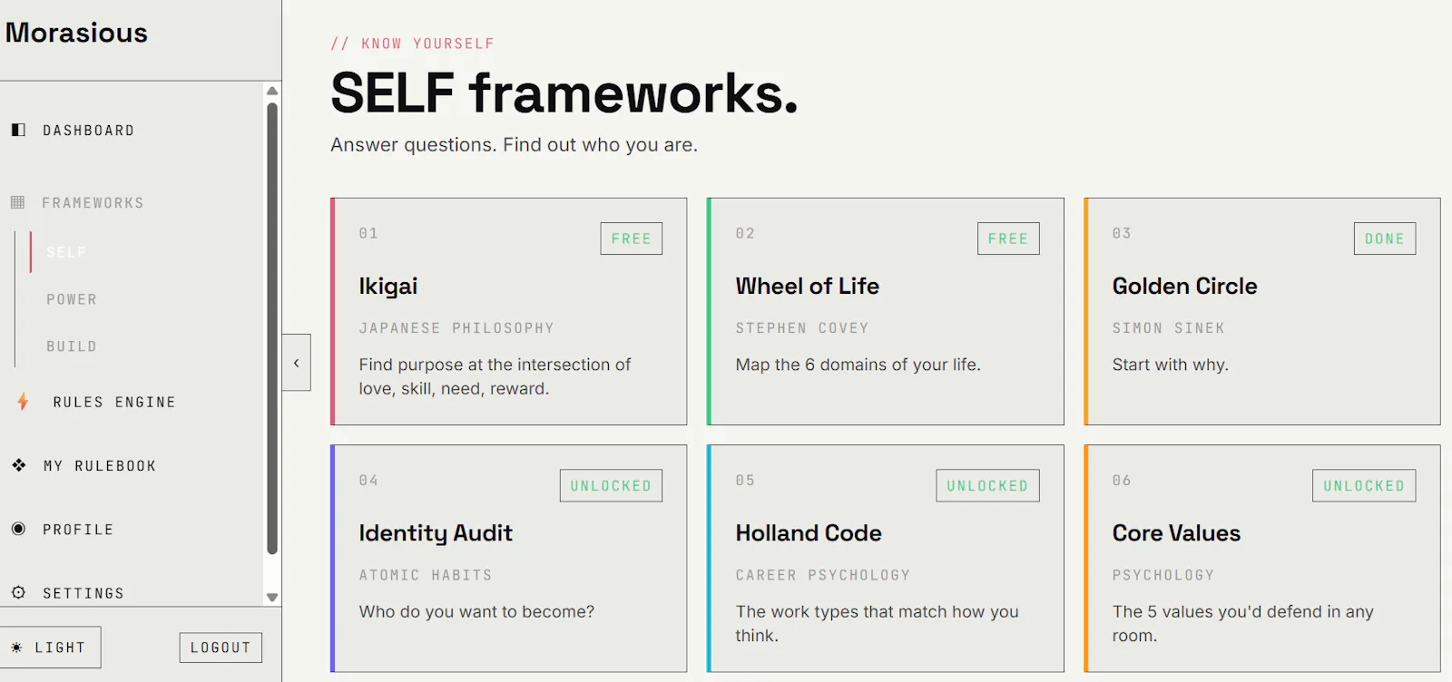 Morasious — Find your force. screenshot 2