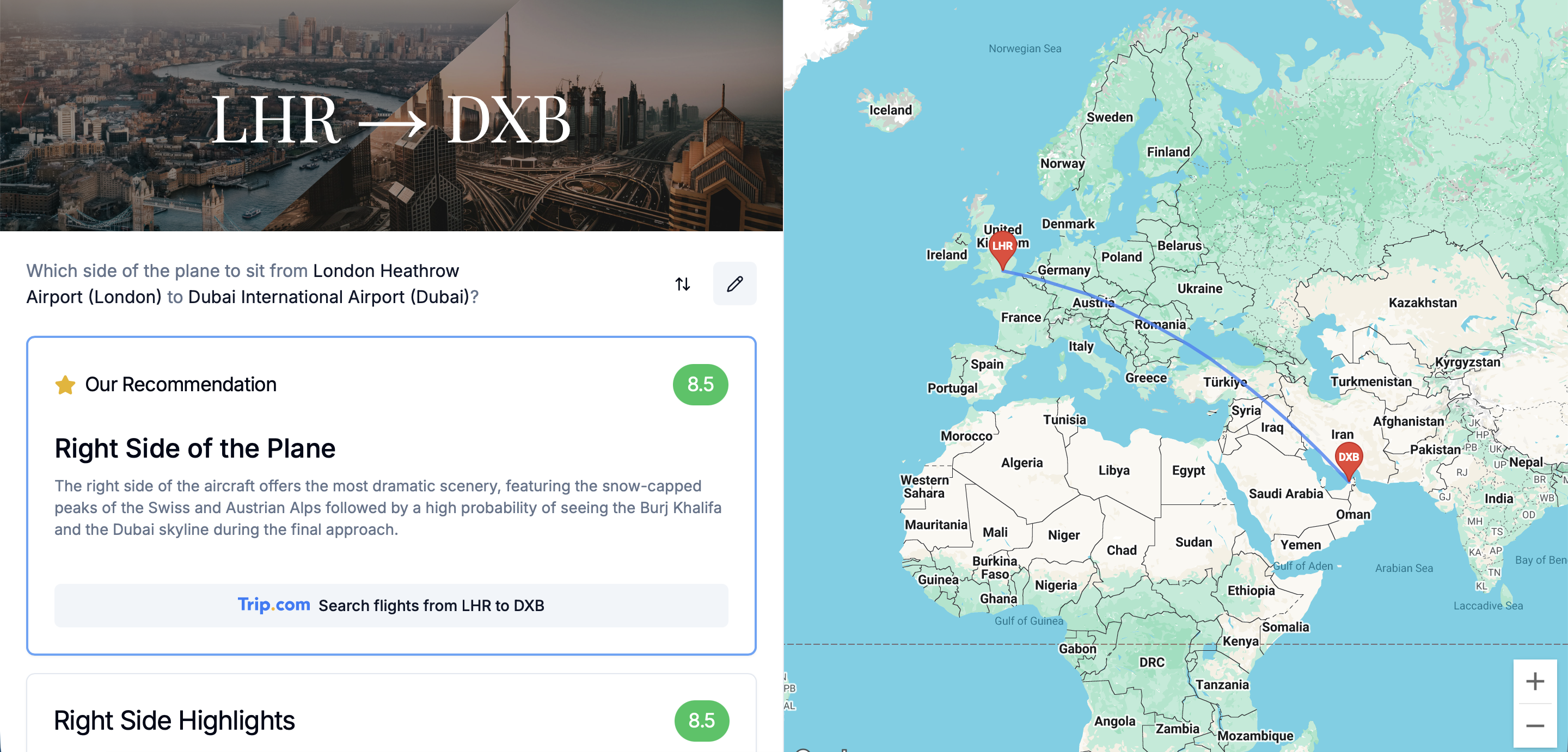 AirsideViews.com - Main product screenshot demonstrating key features and user interface
