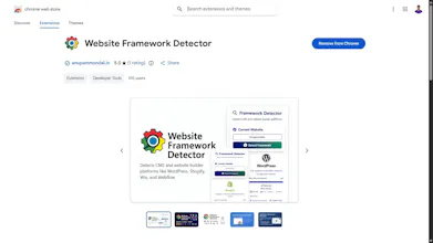 Website Framework Detector Extension gallery image