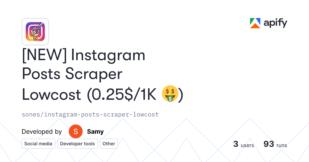 Cheapest instagram post scraper  gallery image