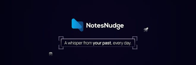 NotesNudgeプラットフォームのインターフェースは、スマートなAIの導入とChatGPTのプロンプトによる便利なアクセスと簡潔なノートの要約を紹介しています。