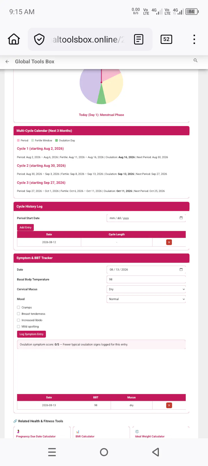 Ovulation Calculator  gallery image