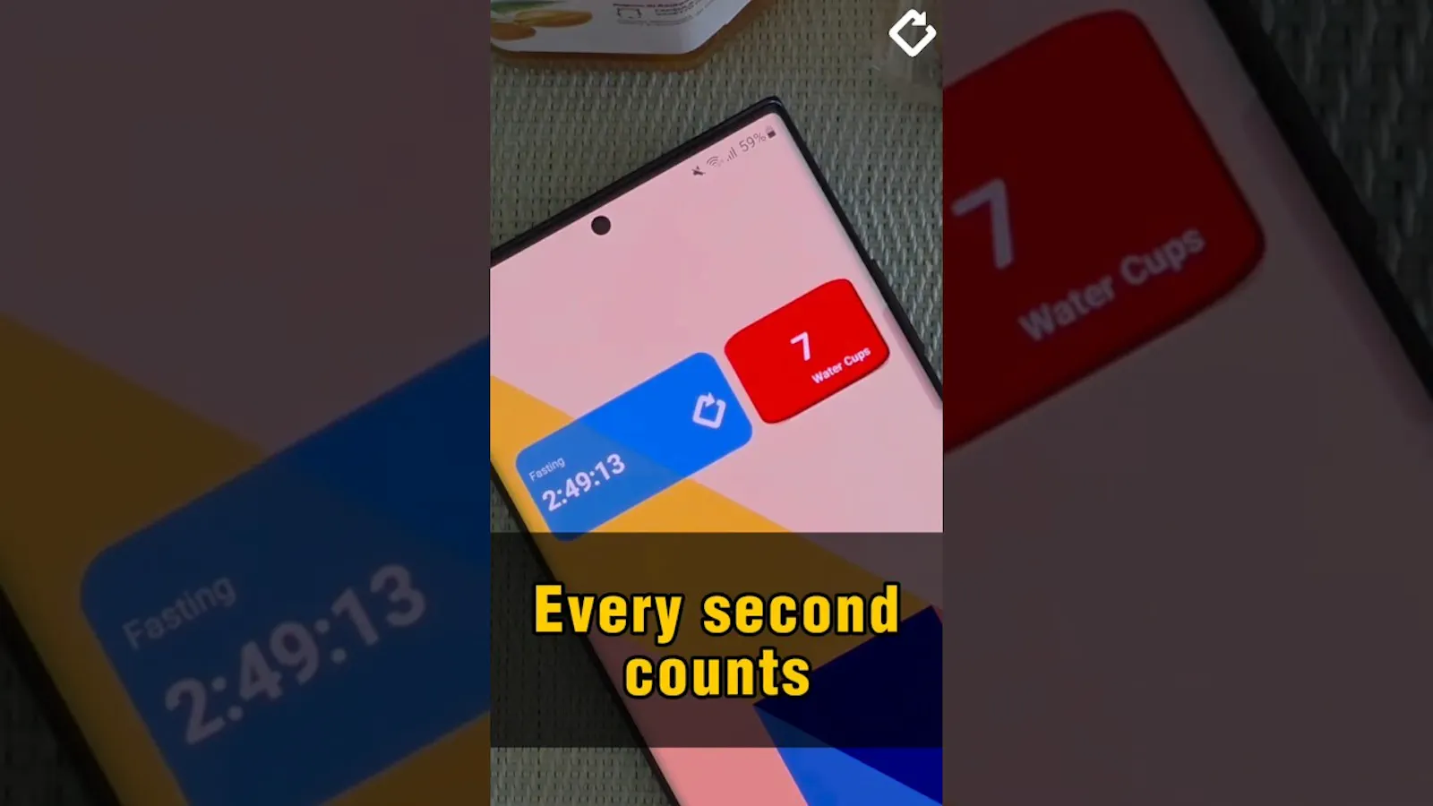 All My Seconds – Live Countdown Widget screenshot 1 (video preview)