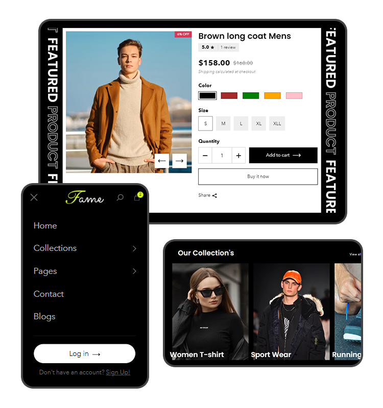 Слава - Лучшая тема электронной коммерции Shopify 2023 - Слава Shopify Тема: расширение возможностей вашего путешествия в электронной коммерции. медиа 2