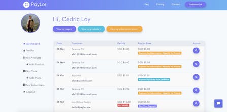 PayLor.Me 2.0 via Stripe gallery image