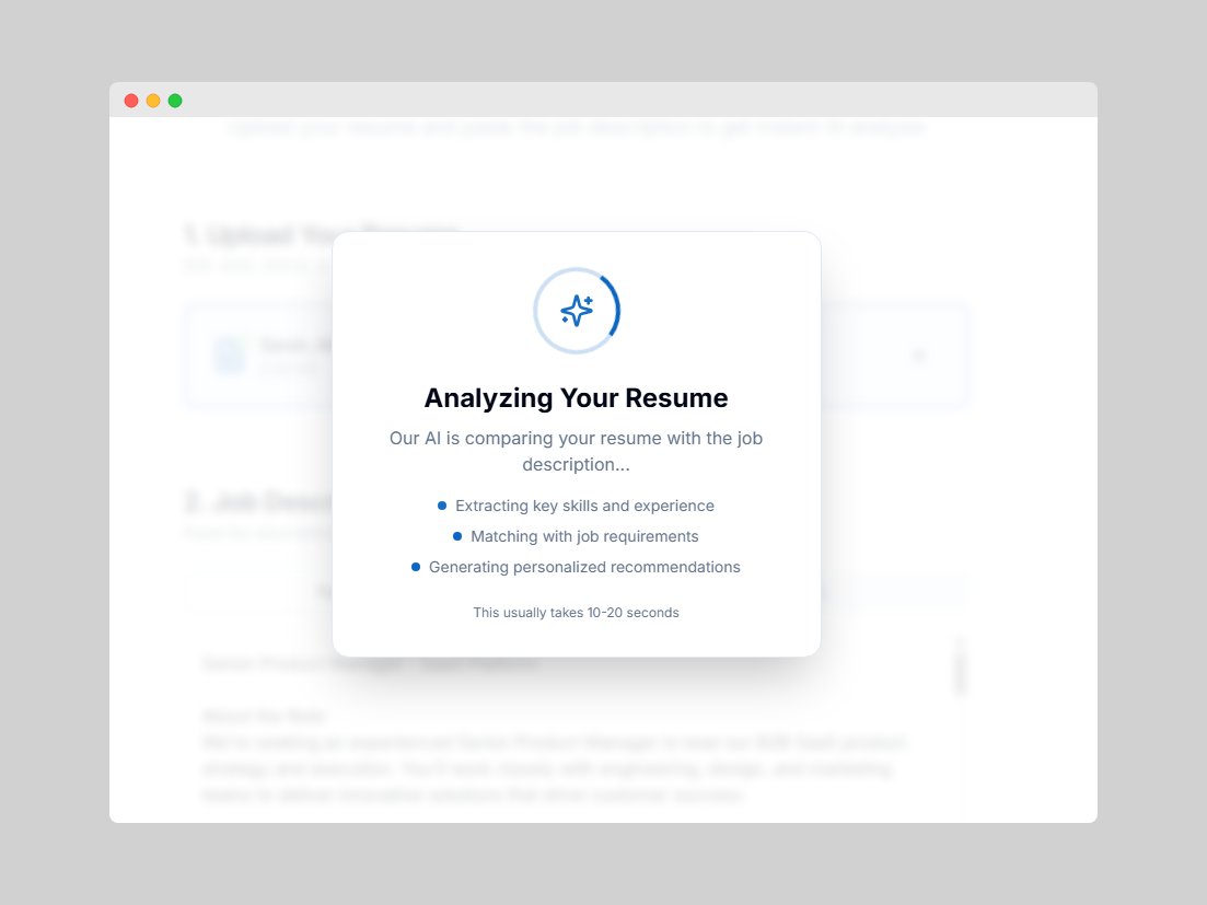 CVCrafter - Screenshot 3 showing product features and functionality