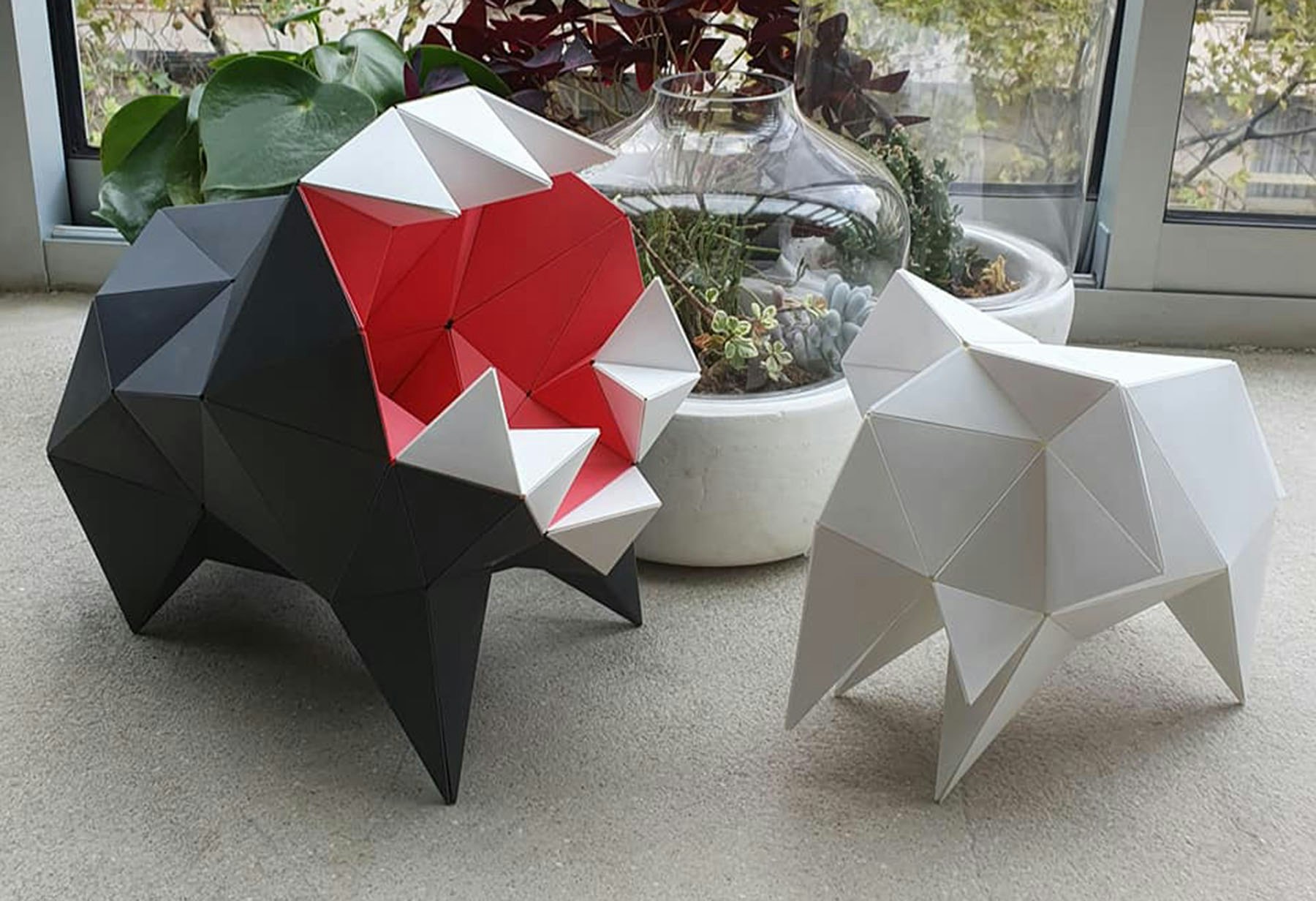 Carapace: prima puzzle 3D di origami fai -da -te media 3