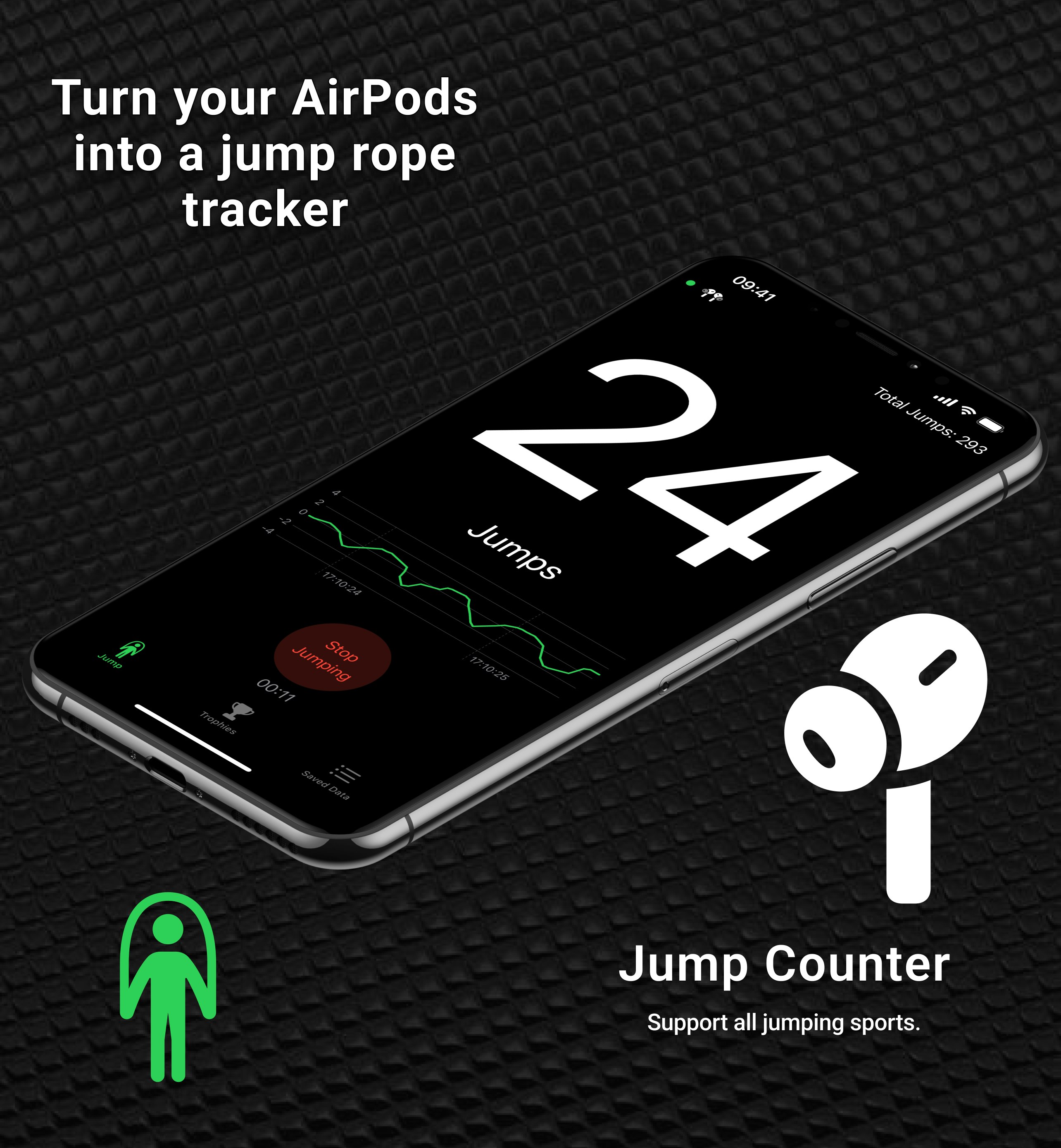 startuptile AirJump-AirJump – Track Your Jumps with AirPods!