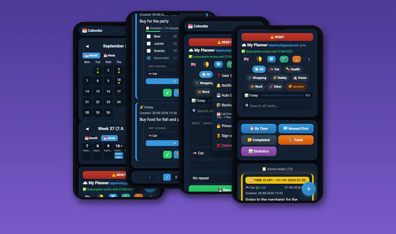 MyPlanner screenshot 1