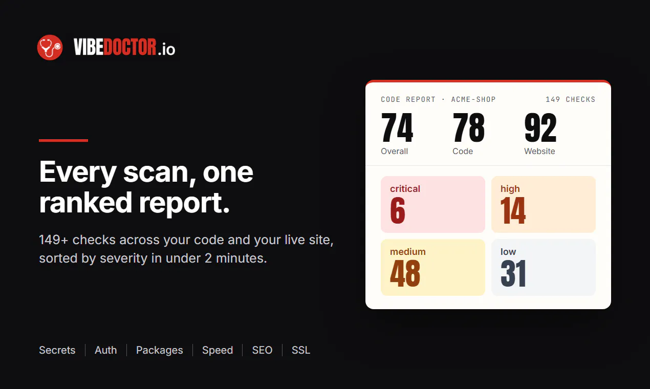 VibeDoctor.io 截图 4