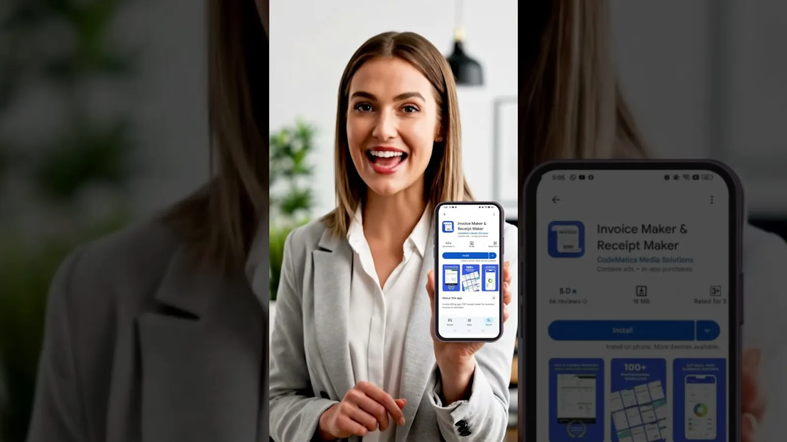 Invoice Maker App screenshot 1 (video preview)
