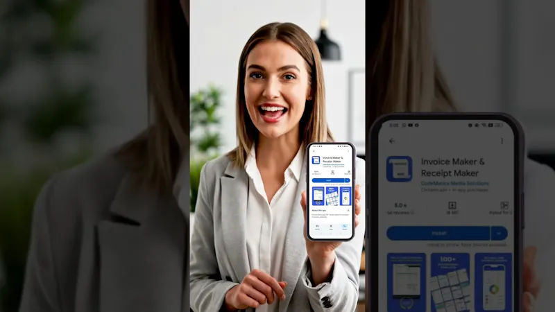 Invoice Maker App screenshot 1 (video preview)