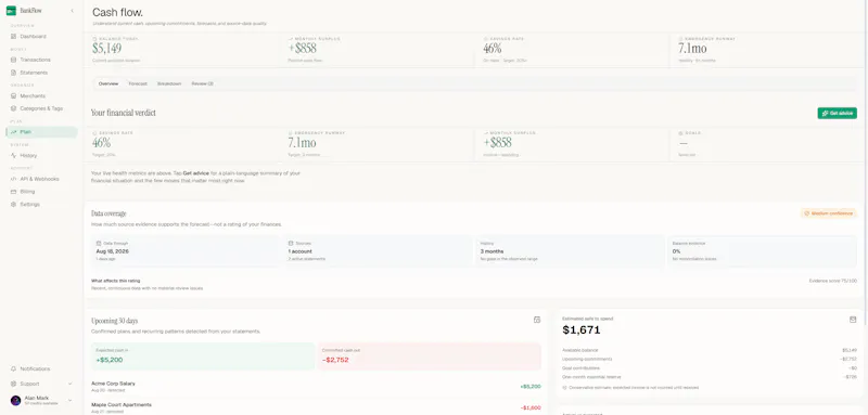 Bankflow screenshot 8