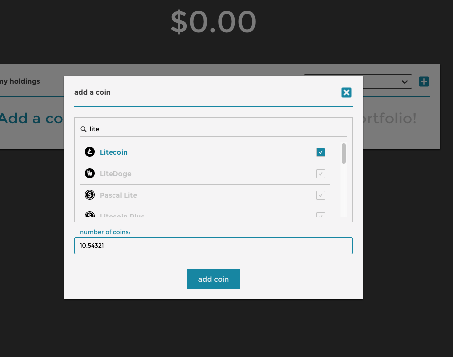 My Coin Tracker gallery image