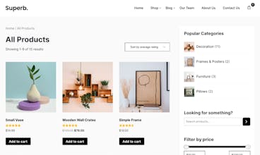 Superb eCommerce - WordPress Theme gallery image