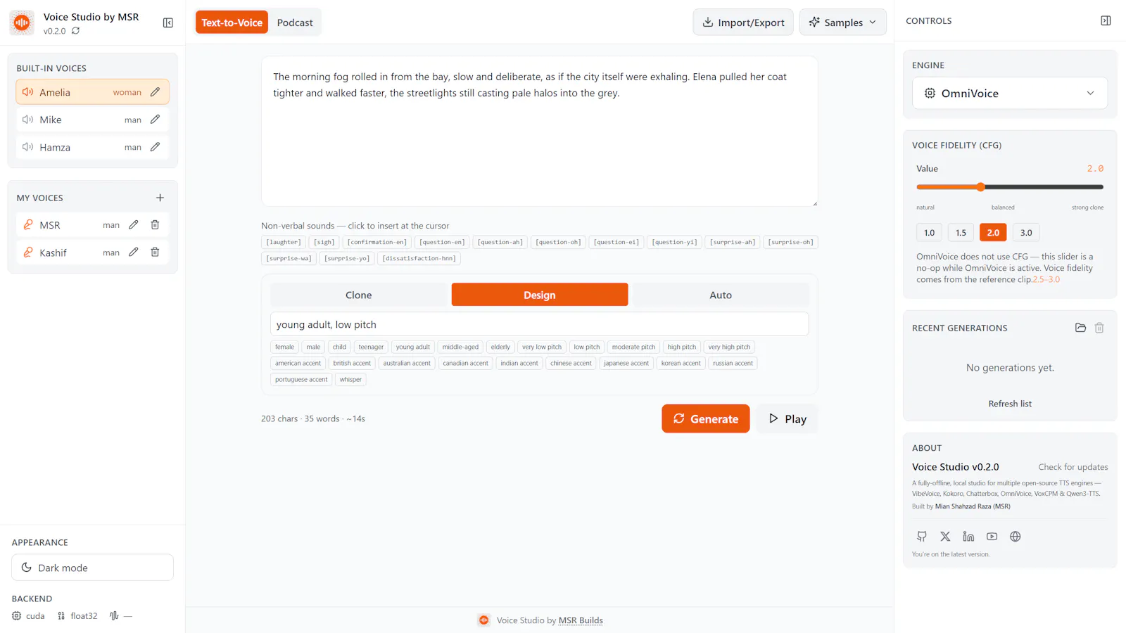 Voice Studio screenshot 3