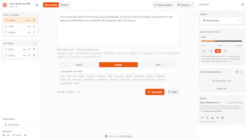 Voice Studio screenshot 3