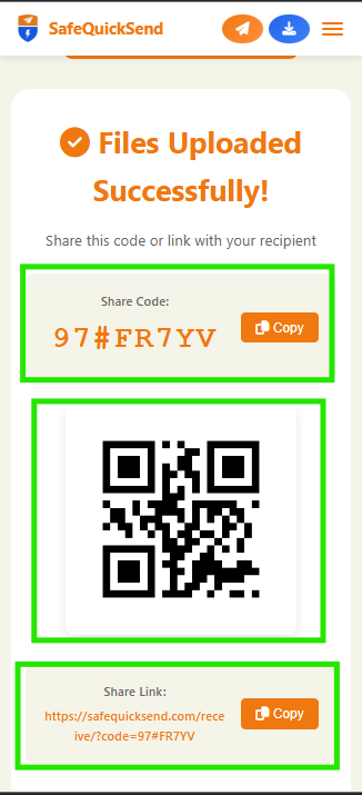 SafeQuickSend gallery image