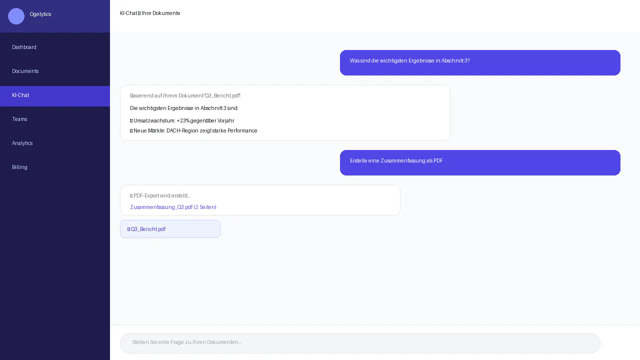Ogelytics AI Workspace gallery image