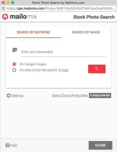 Mailomix Stock Photo Search gallery image