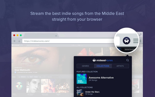 Chrome & Firefox Extensions for Middle Eastern Indie Music gallery image