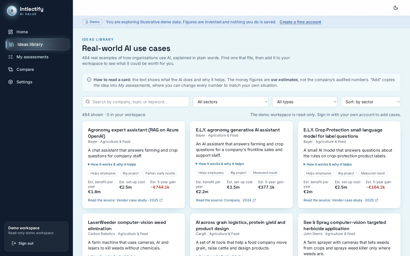 Intlectify - AI value case in Industries gallery image