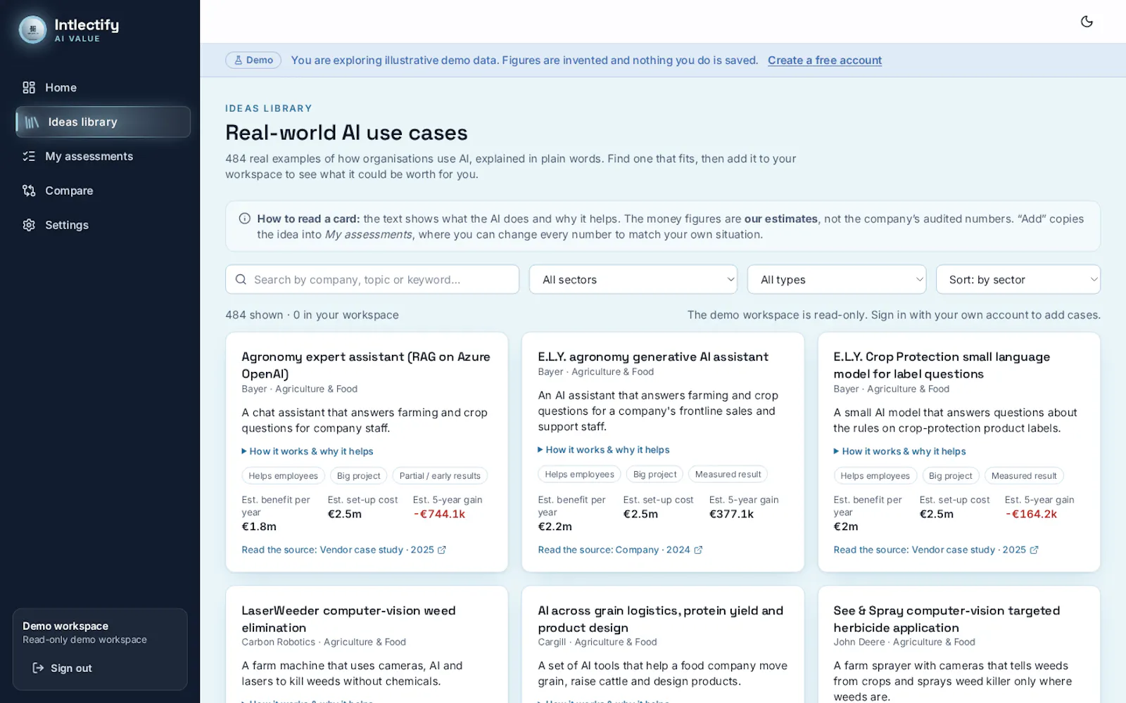 Intlectify - AI value case in Industries screenshot 5