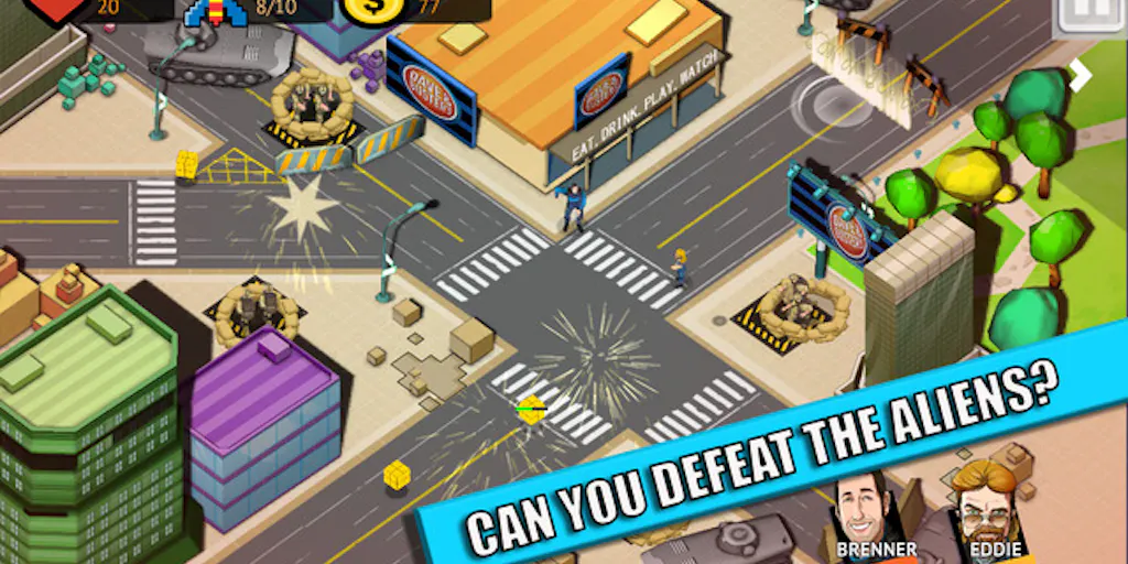 Pixels Defense PIXELS Defense: Play alongside the heroic Arcaders from PIXELS the ...