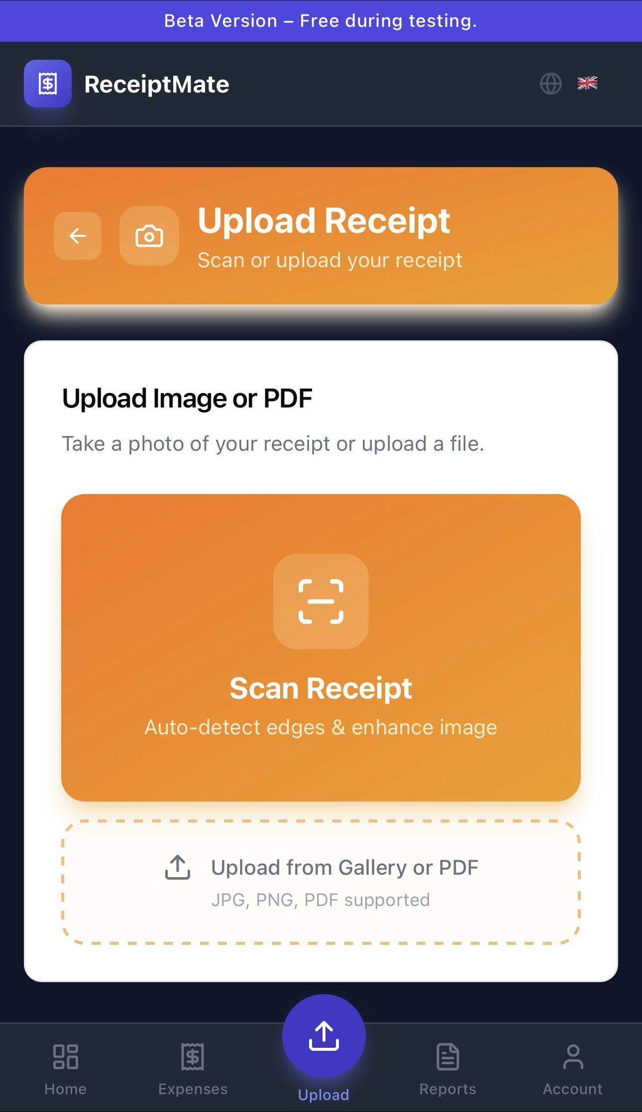 ReceiptMate - Screenshot 3 showing product features and functionality