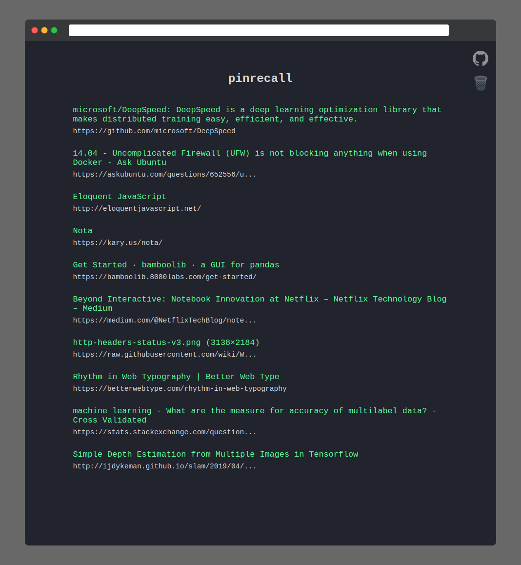 pinrecall gallery image